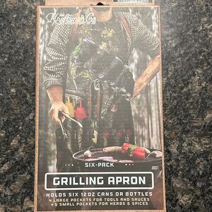 The Kraftsman Co. Woodland Camo Grilling Apron with Pockets